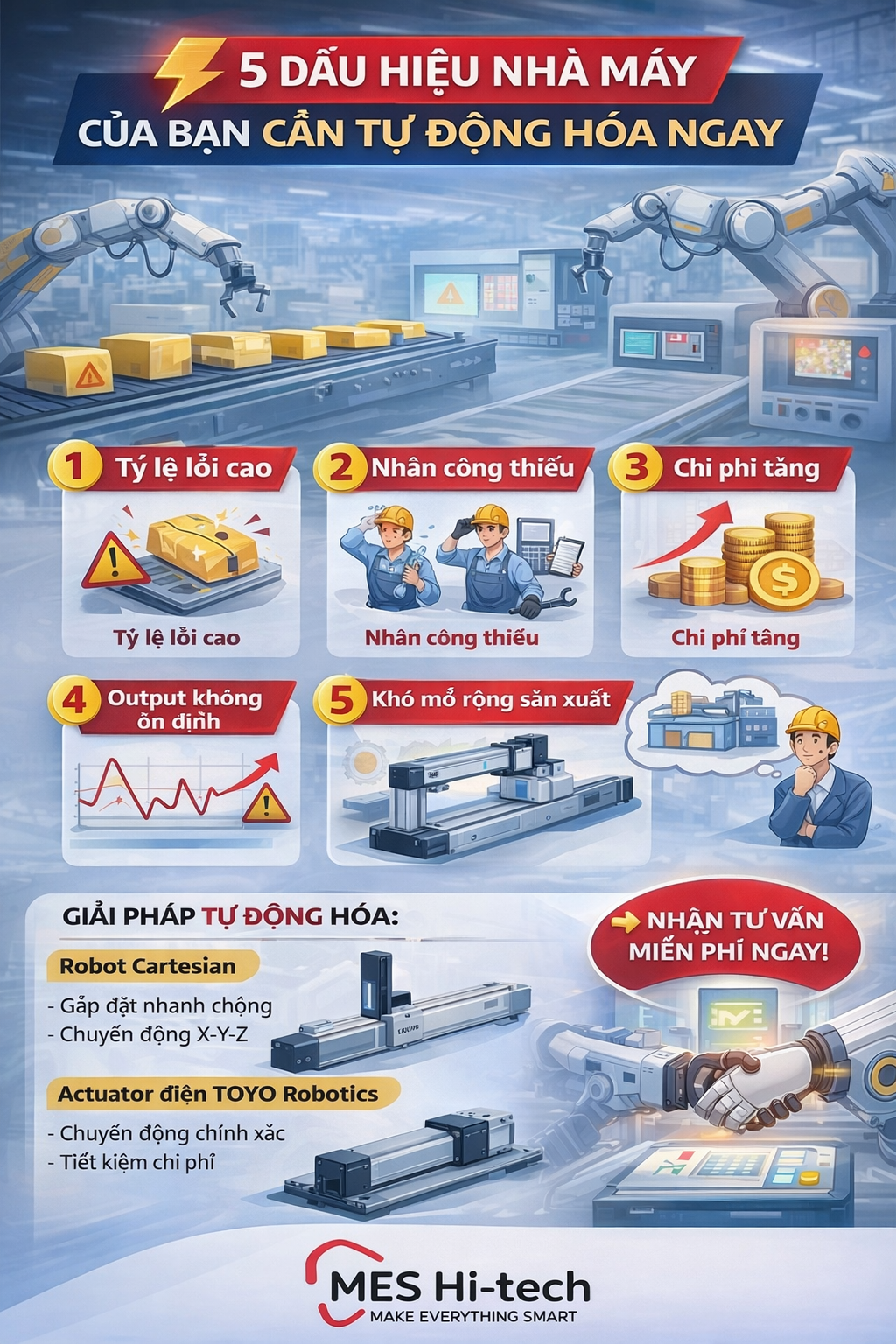 5 dấu hiệu cần tự động hóa