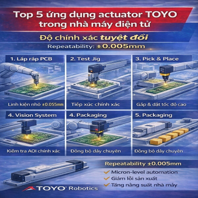 Top 5 TOYO actuator applications