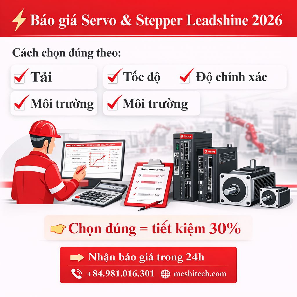 Báo giá Servo & Stepper Leadshine 2026