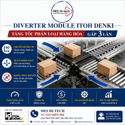 Diverter module technology for logistics