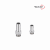 Airbest PJQ – đầu nối ống kiểu pagoda toàn kim loại, ren M5×0,8 đến G1, dài 19 – 63 mm, 9 mã