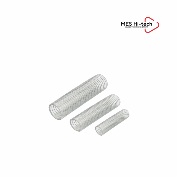 Airbest PTS – ống mềm chân không PVC lõi thép, đường kính trong 19–75 mm, áp suất 0,2–7,0 bar