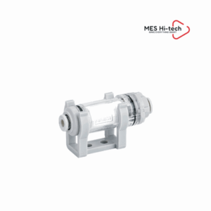 Airbest ZFA – lọc chân không nối thẳng φ4–φ12 mm, độ lọc 5 µm, lưu lượng tới 370 NL/min