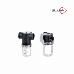 Airbest ZFB – lọc chân không thân trong suốt, lưu lượng 150–5.100 NL/min, độ lọc 10 µm