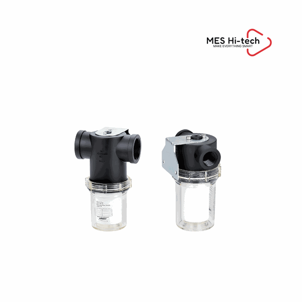 Airbest ZFB – lọc chân không thân trong suốt, lưu lượng 150–5.100 NL/min, độ lọc 10 µm